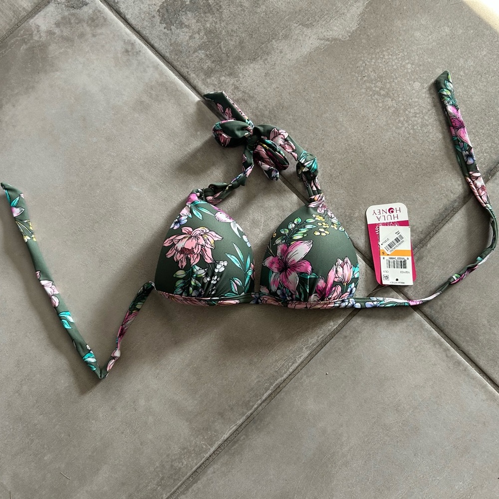 Hula Honey push-up string swim top